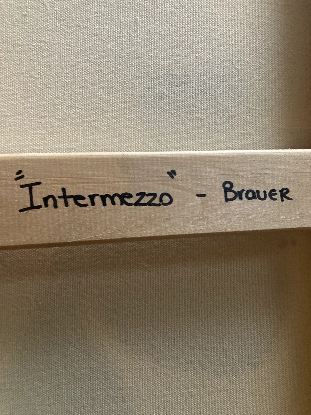 “Intermezzo” Brauer  Canvas block mounted image indicator(2)