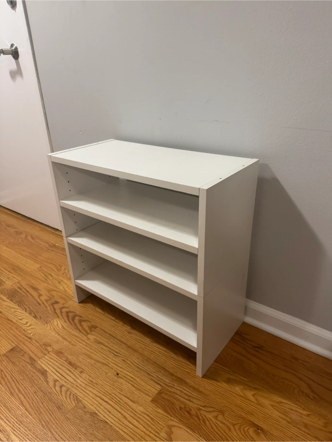 White Shelves - for storage or shoes - photo 2