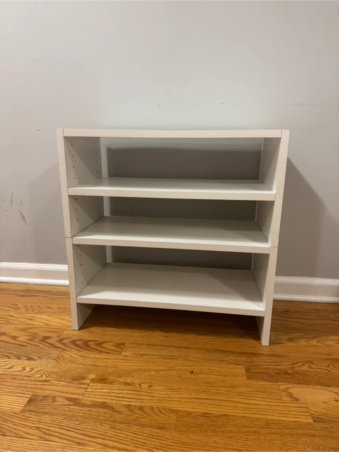 White Shelves - for storage or shoes