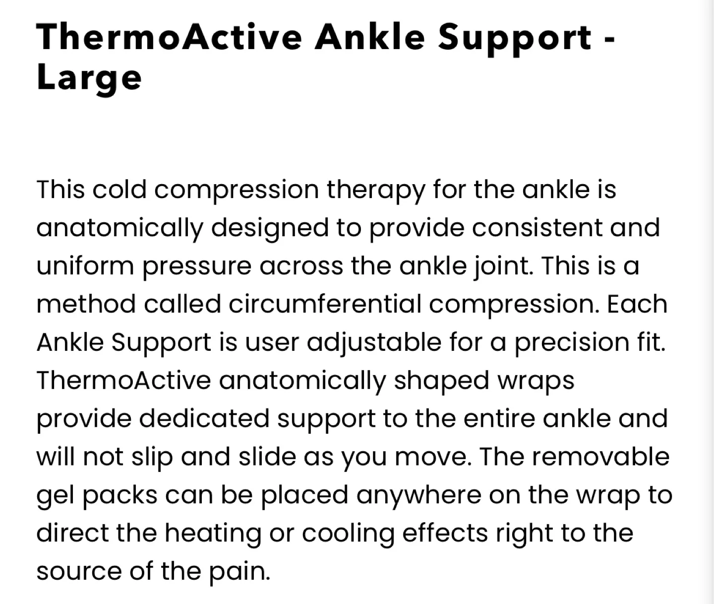 ThermoActive Ankle Support 🥕 image indicator(4)