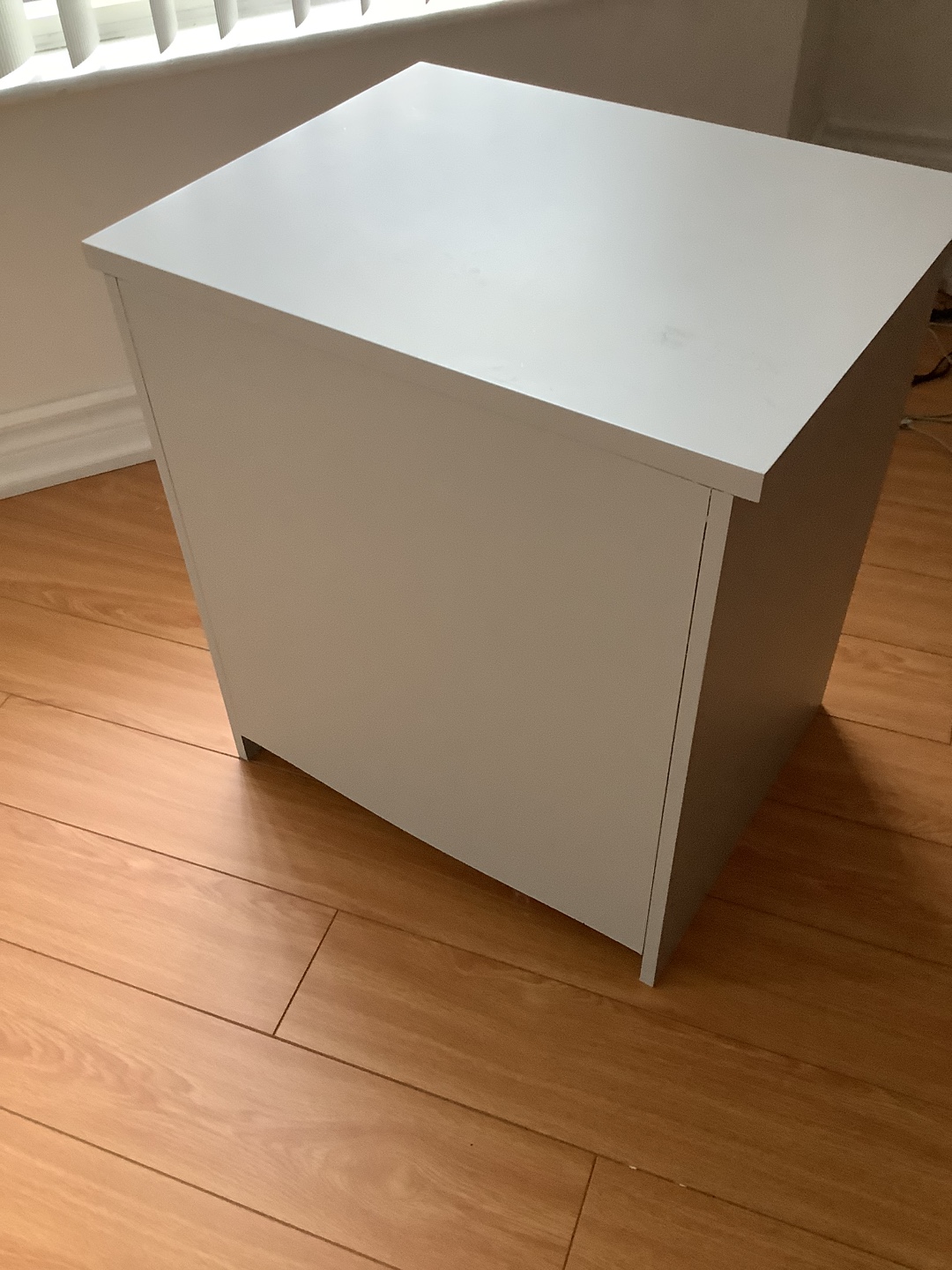 Grey 2-Drawer Nightstand - photo 4