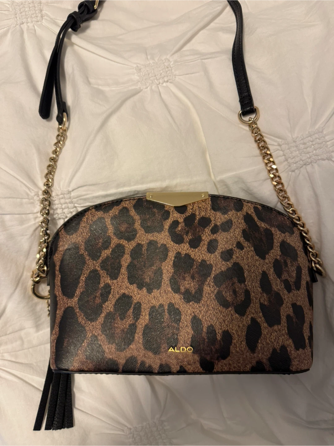 ALDO Crossbody Bag - Leopard Print & Black