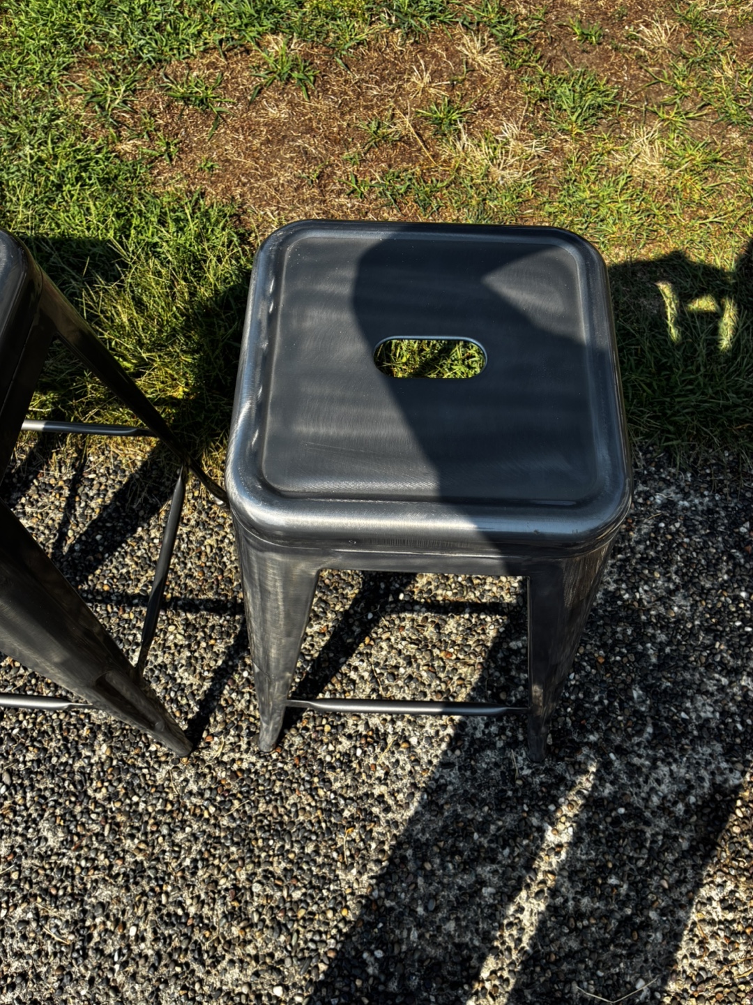 🥕4 Metal Bar Stools - photo 3