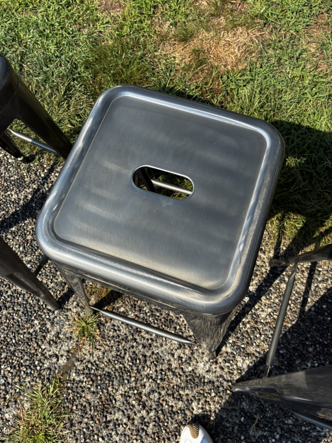 🥕4 Metal Bar Stools - photo 2