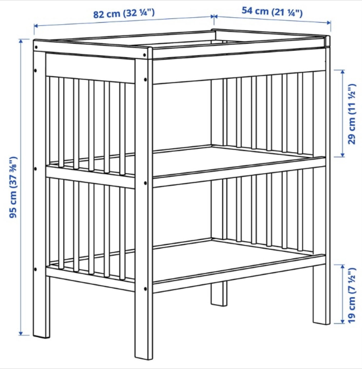 IKEA Gulliver Changing Table - White - photo 2