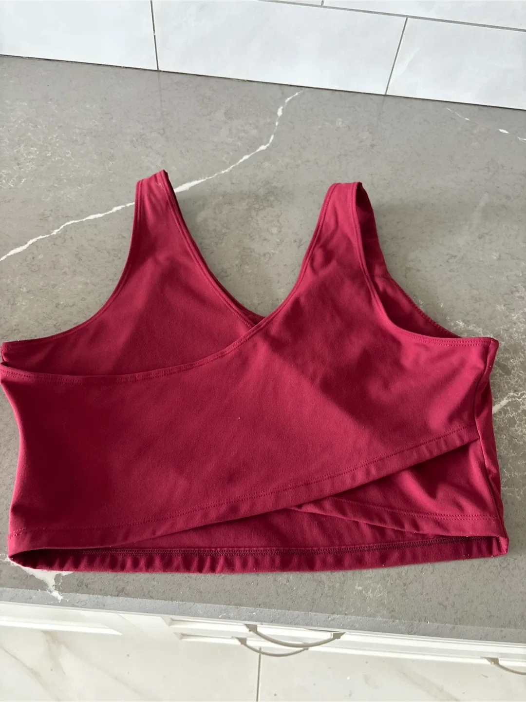 Burgundy Workout Top image indicator(2)