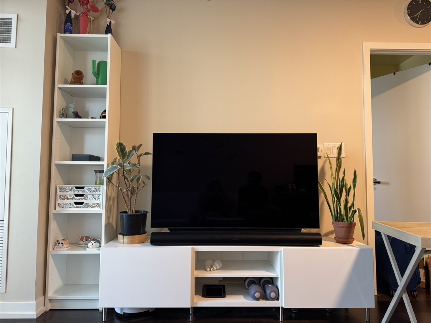 IKEA Besta TV stand with legs