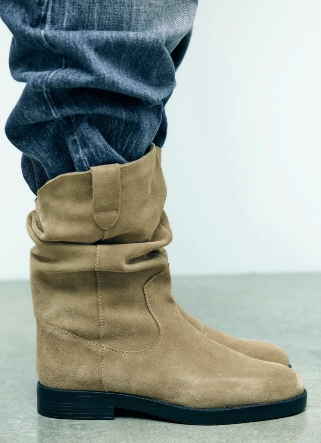 BNWT - Zara Flat Ankle Boots image indicator(6)