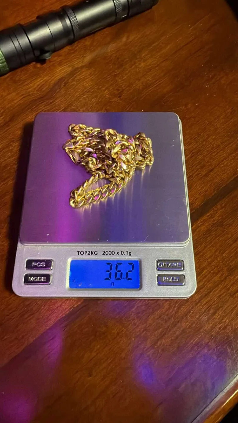 Gold Chain Necklace 14k image indicator(3)