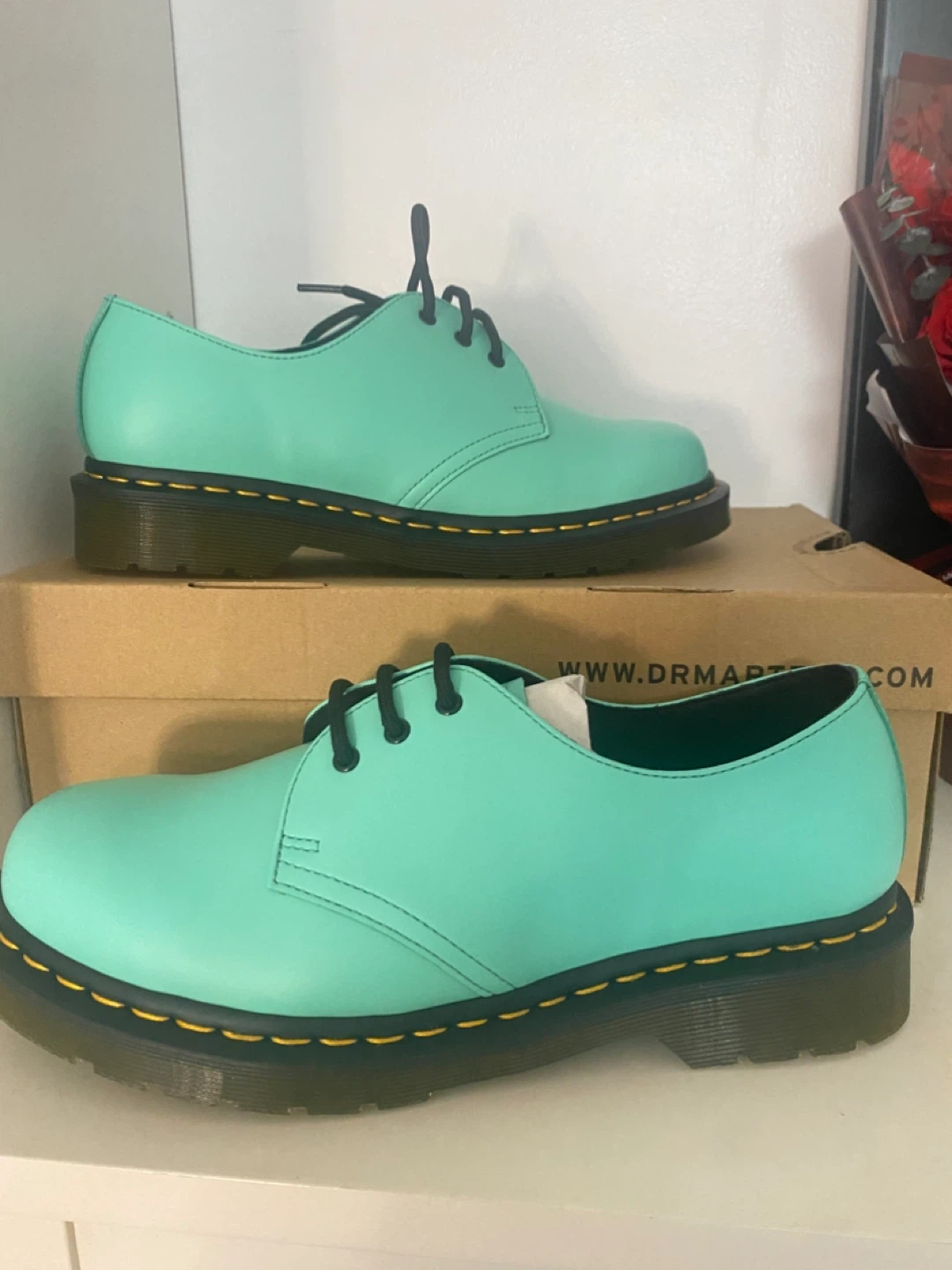 Dr. Martens 1461 Oxford Shoes, Mint Green - photo 3