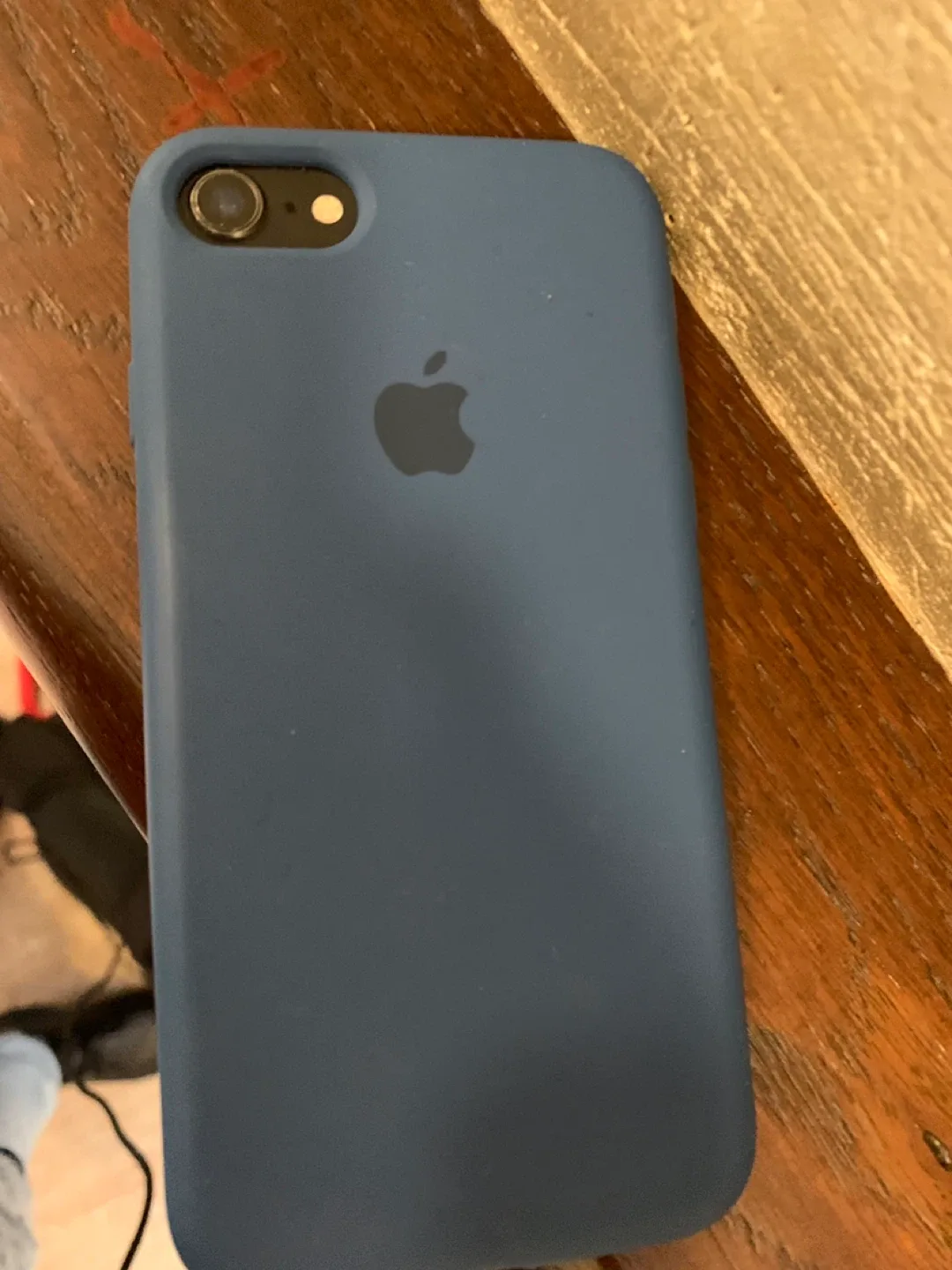 iPhone 8 64gb with Blue Case - Cracked back image indicator(2)