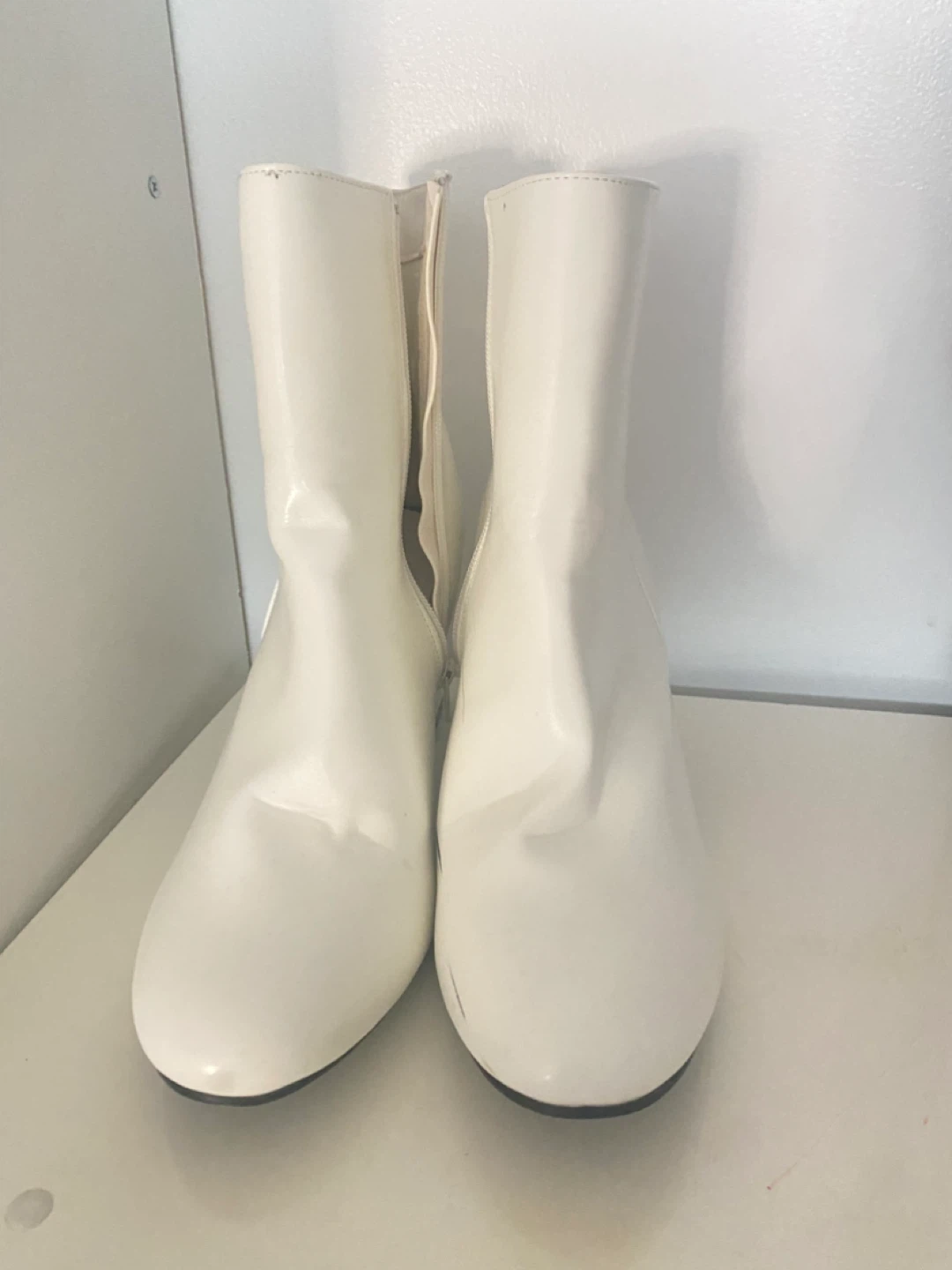 White Ankle Boots - photo 4
