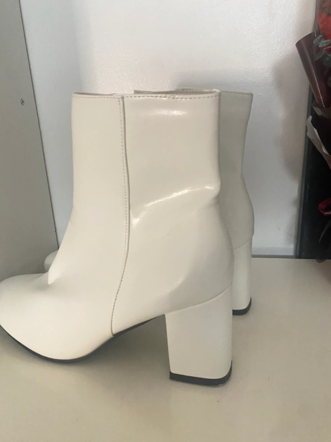 White Ankle Boots - photo 2