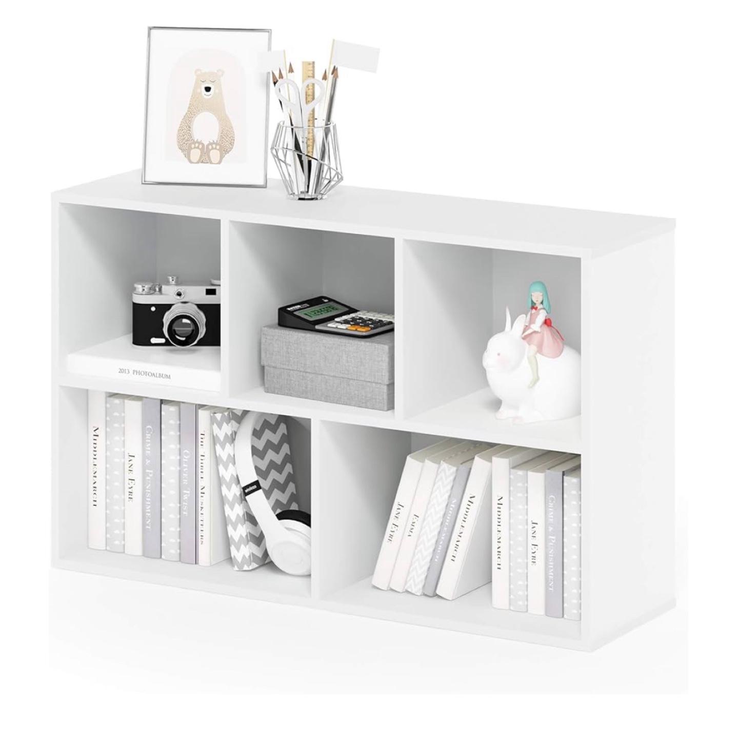 White 5-Cube Storage Organizer - photo 2