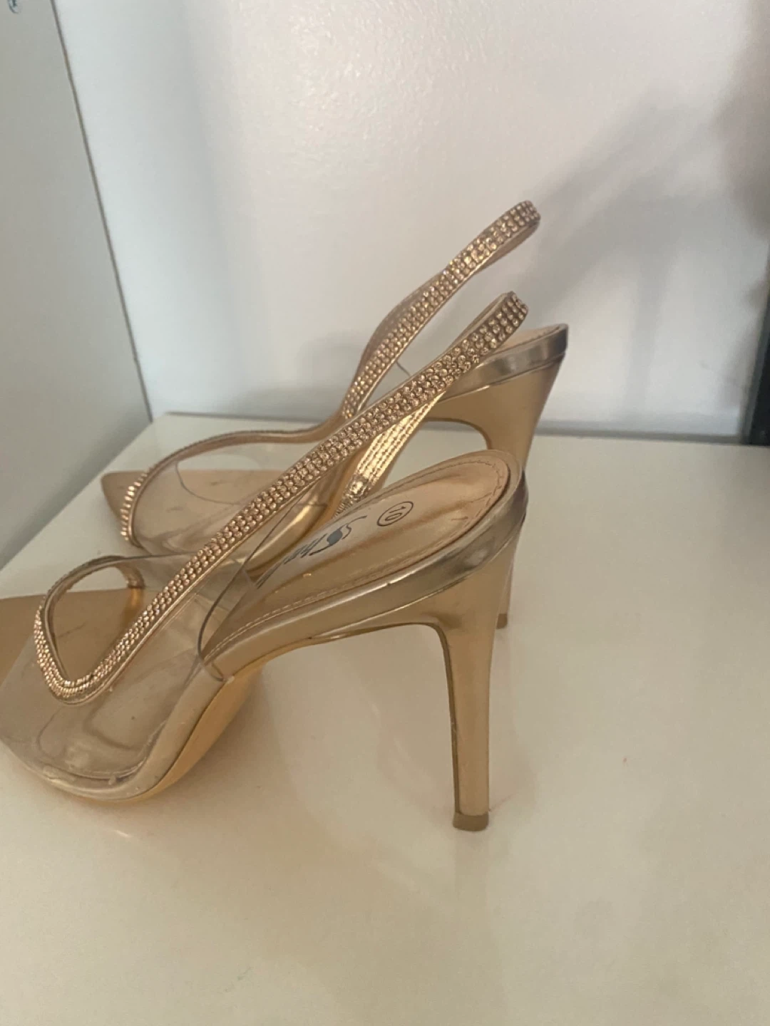 SheIn Gold Heels - Size 10 - photo 4