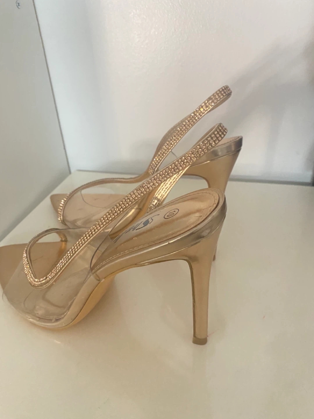 SheIn Gold Heels - Size 10 - photo 3