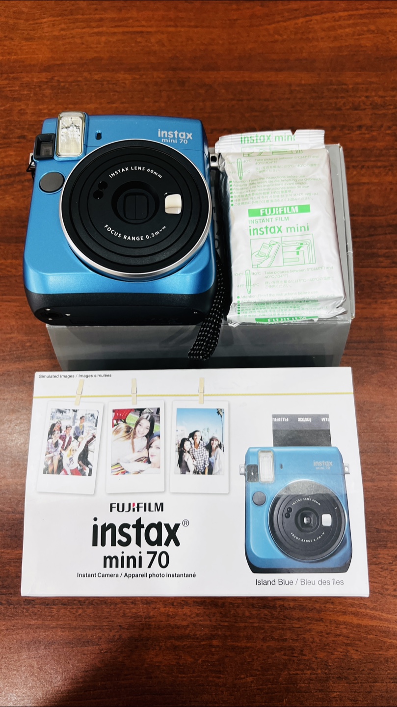 Fujifilm Instax Mini 70 - Island Blue Instant Camera