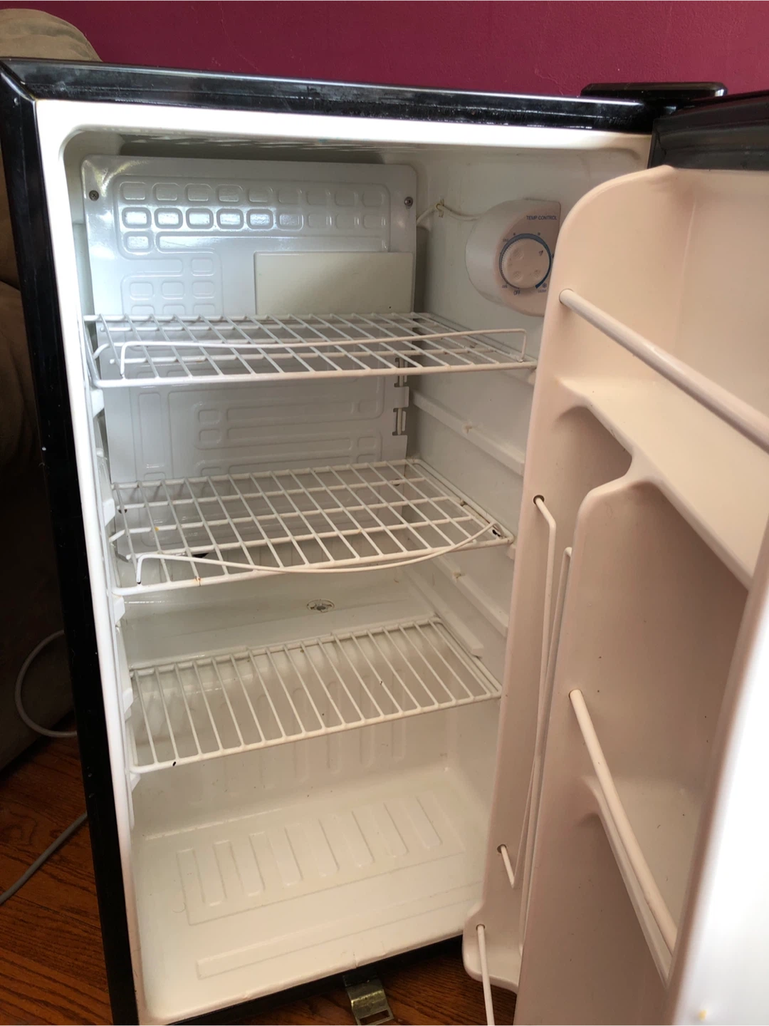GE Black Mini Fridge - photo 5