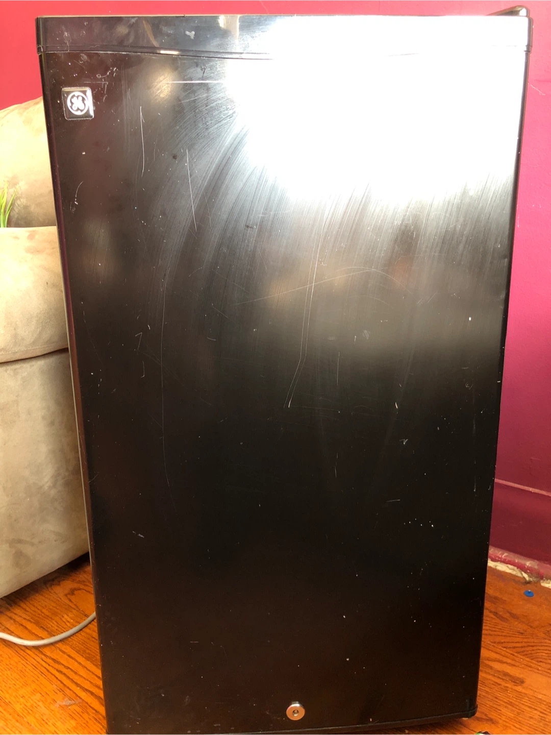 GE Black Mini Fridge