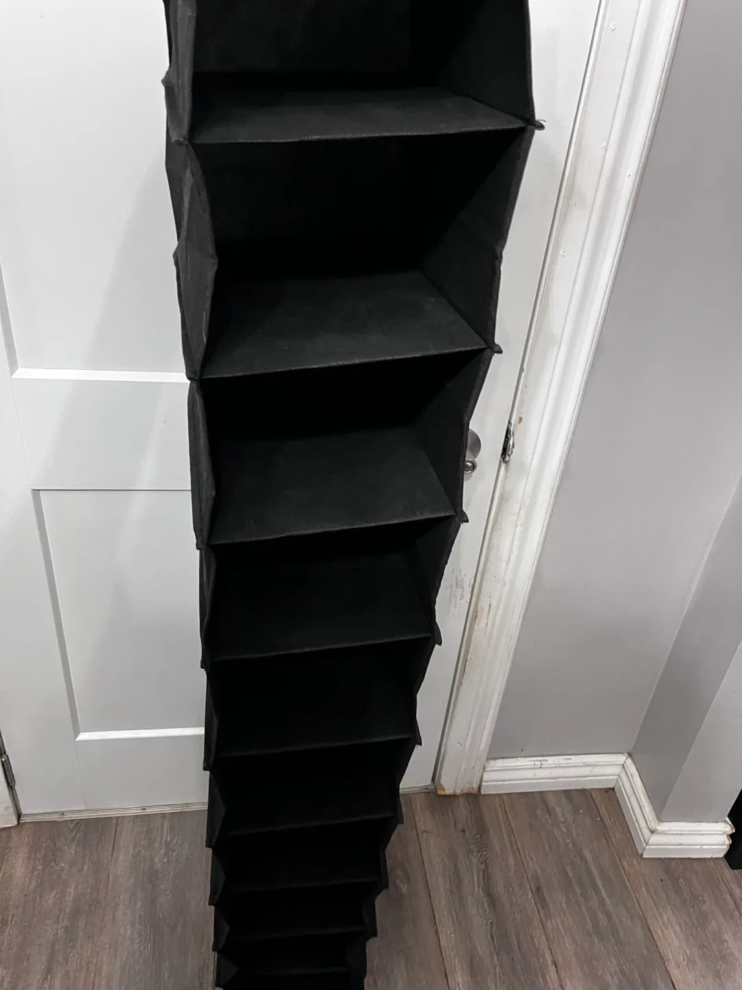 Black Hanging closet /shoe Organizer thumbnail