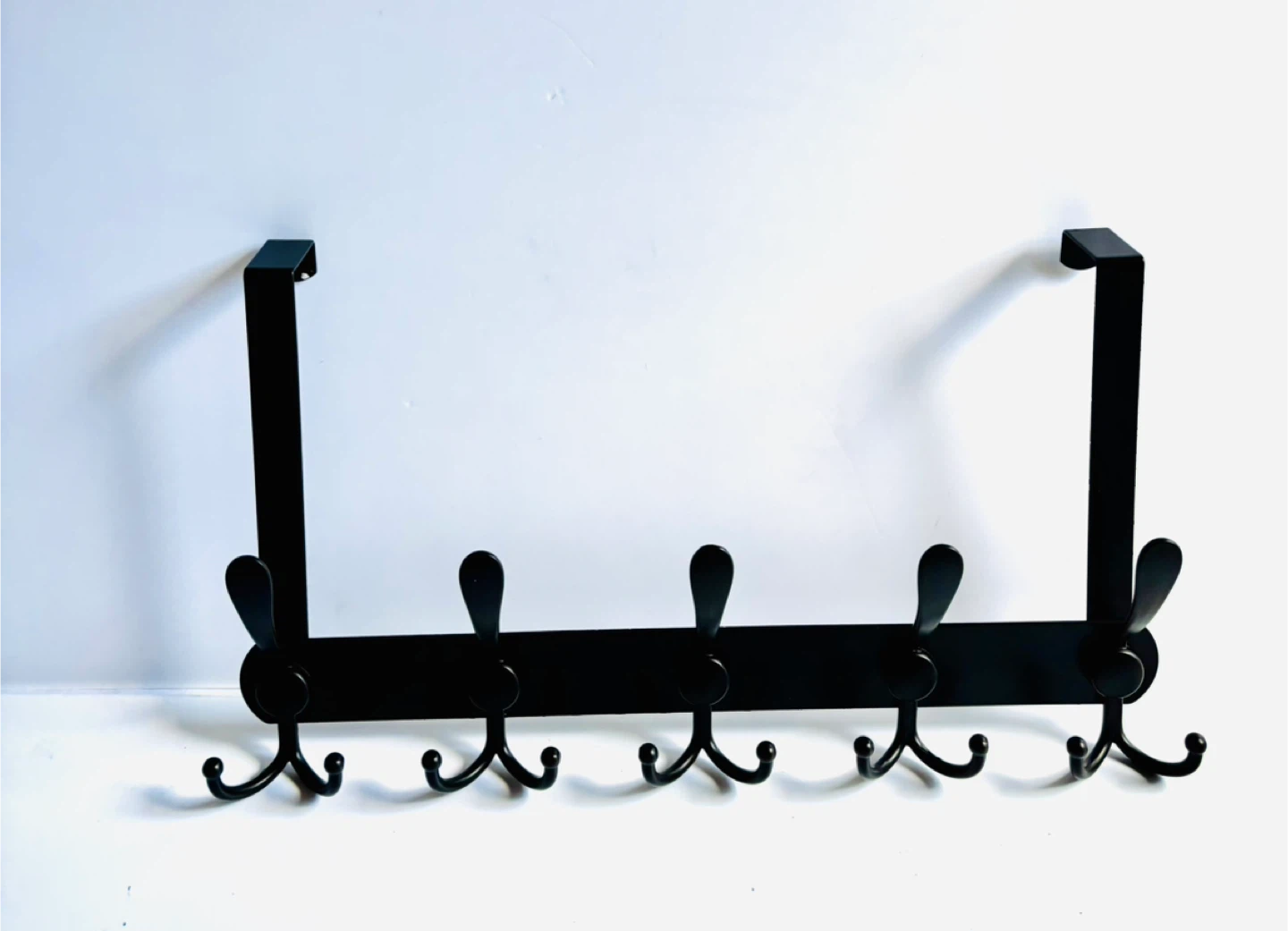 Black Encozy Over The Door 5 Hooks Rack