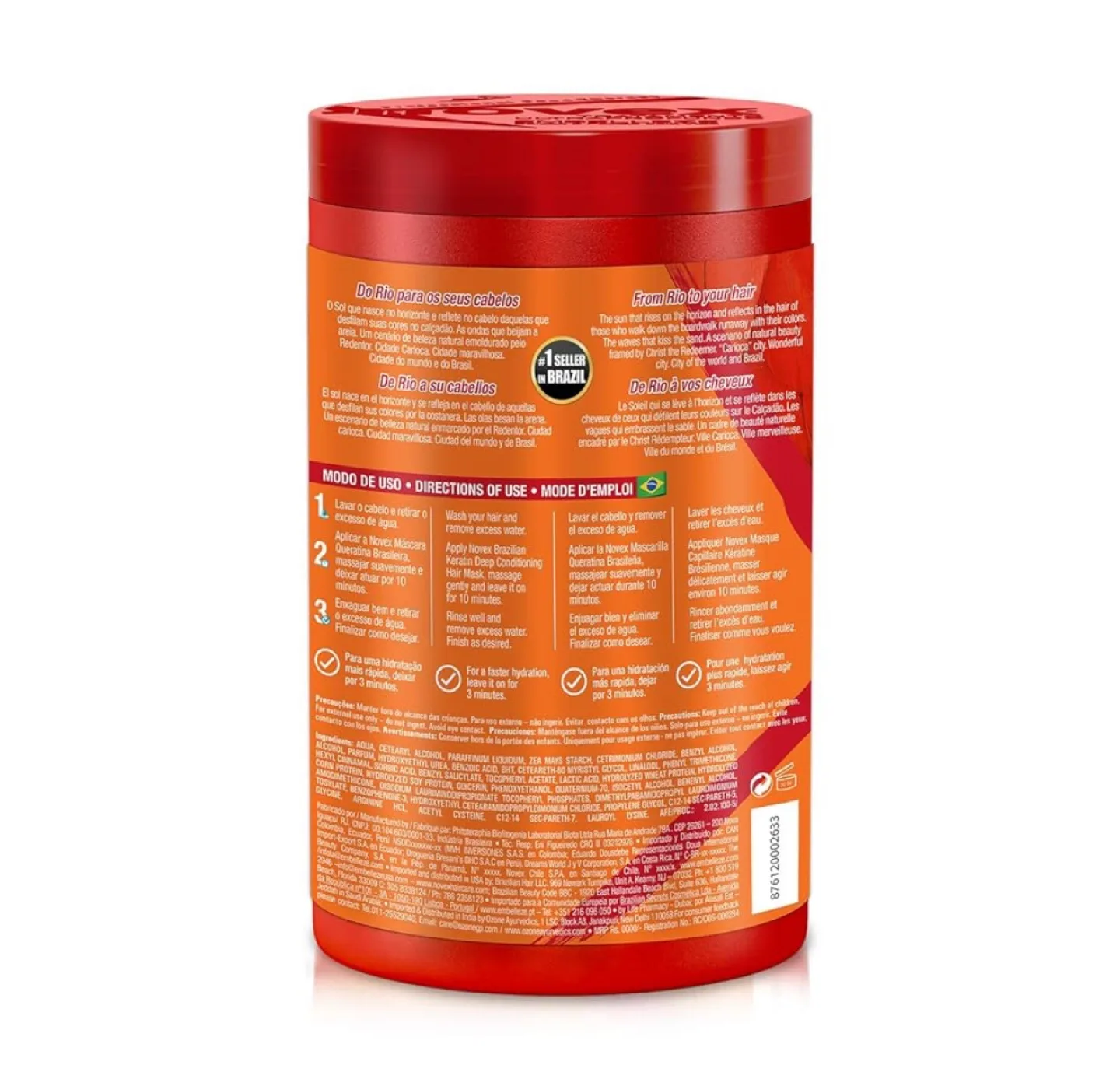 NOVEX Brazilian Keratin Mask - Frizz control & Damage Repair image indicator(2)