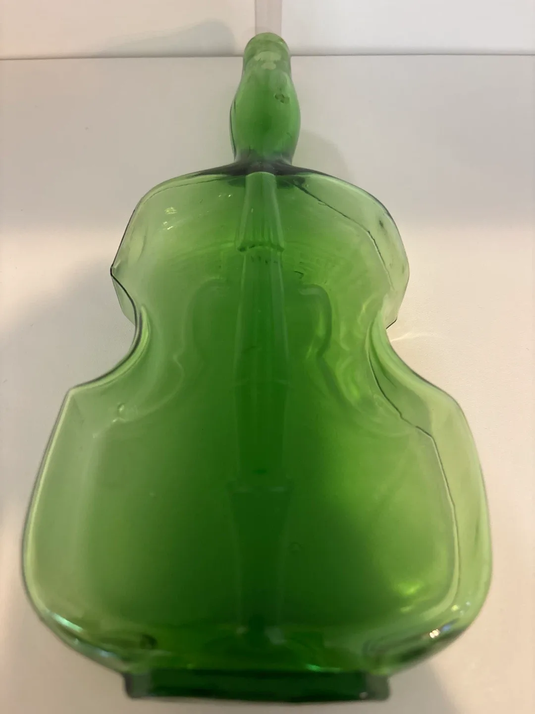 Antique Green Glass Violin Bottle (1910’s-1920’s) image indicator(5)