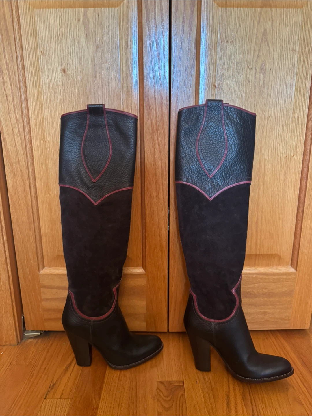 Aldo Alderica-22 Brown Leather Boots, Size 7