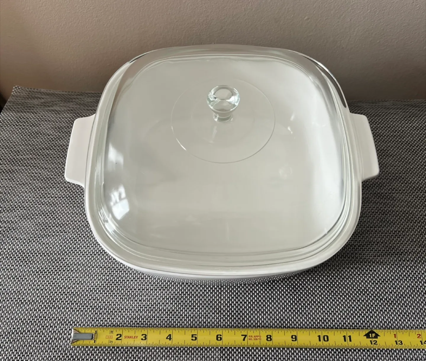 Vintage Late 60s Cornflower CorningWare 4 Qt Casserole w/Lid 🥕 image indicator(2)