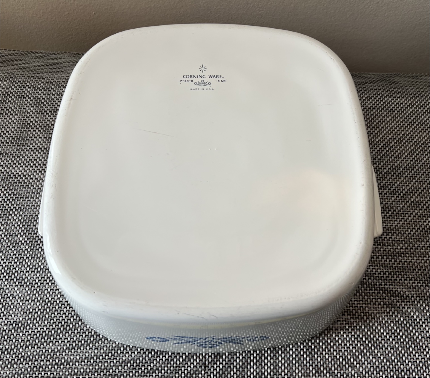 Vintage Late 60s Cornflower CorningWare 4 Qt Casserole w/Lid 🥕 - photo 4