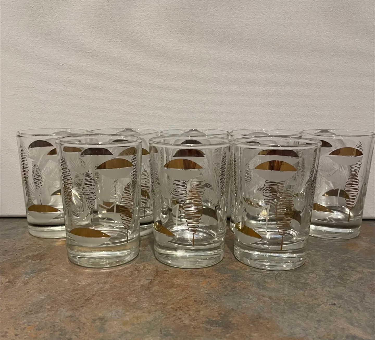 Mid-Century Set of 8 Dominion Shot glasses image indicator(2)