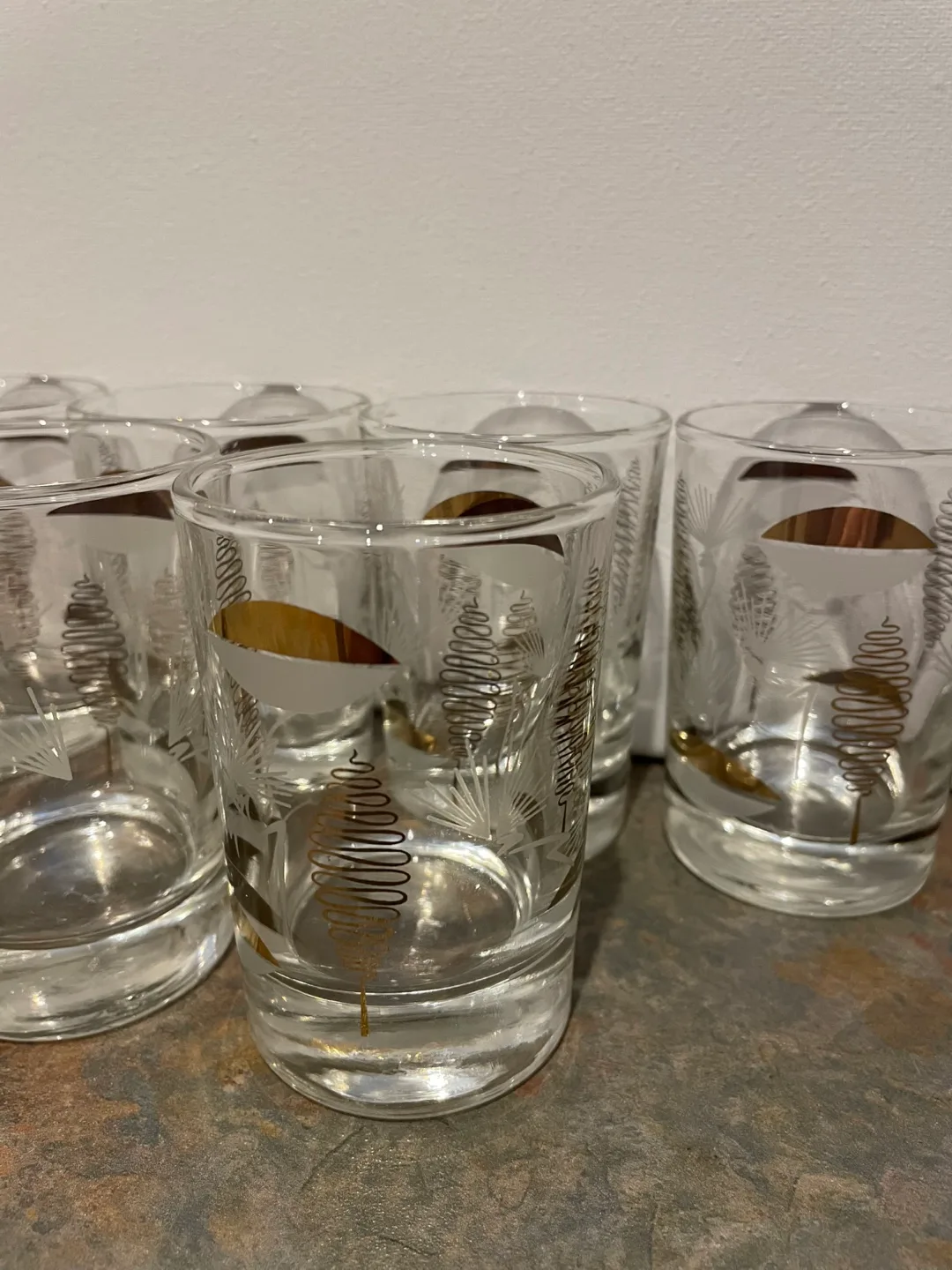 Mid-Century Set of 8 Dominion Shot glasses image indicator(4)