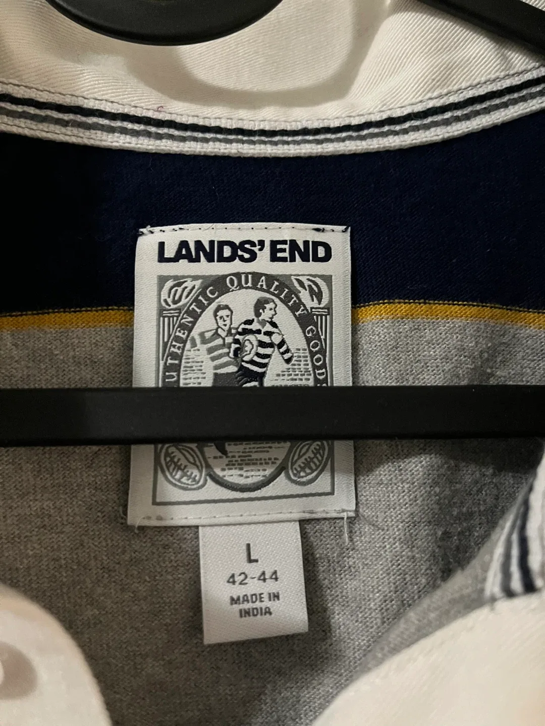 Lands' End Rugby Shirt - Size L image indicator(2)