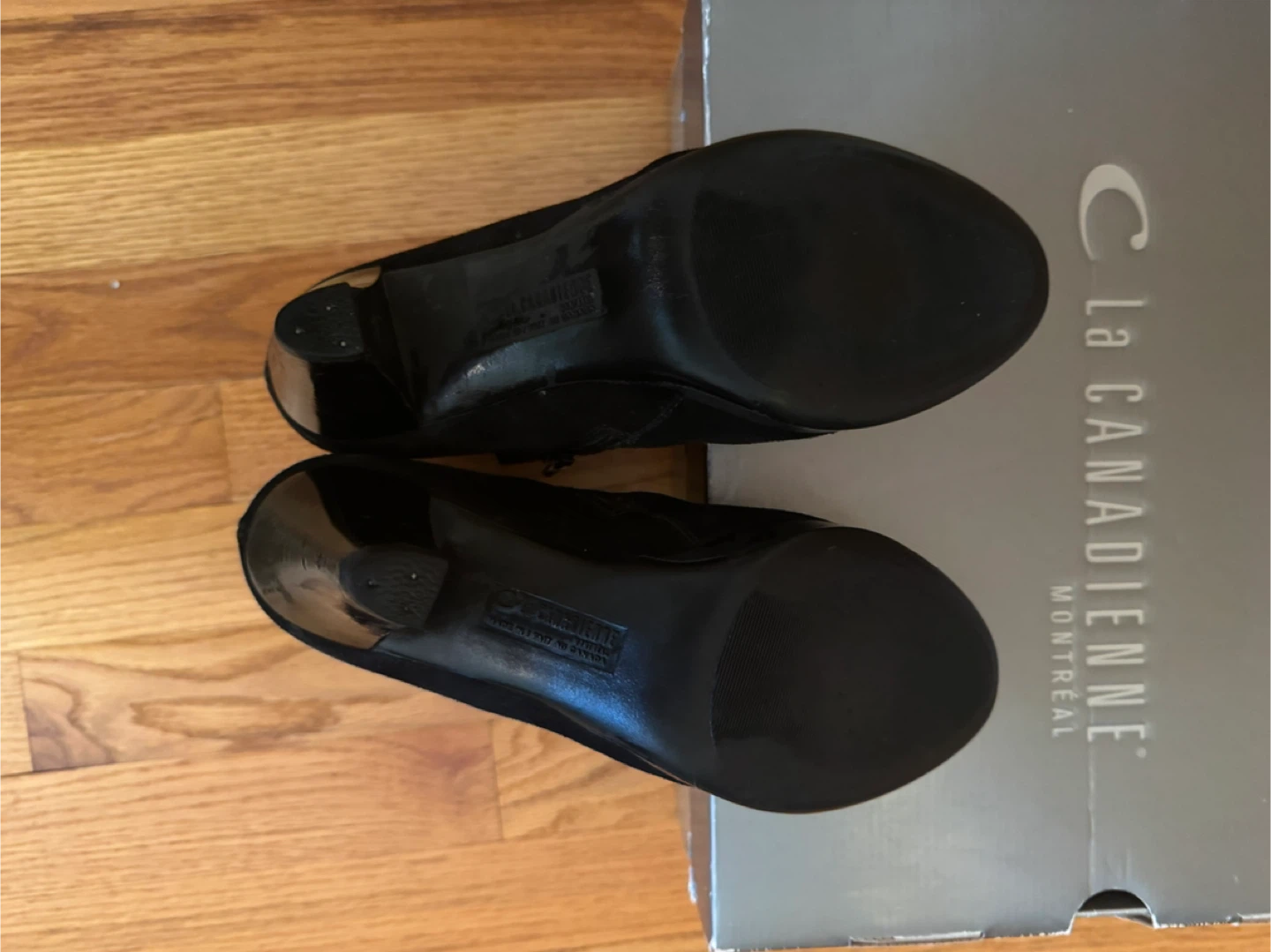 La Canadienne Mila Black Suede Boots - Size 7.5M - photo 2