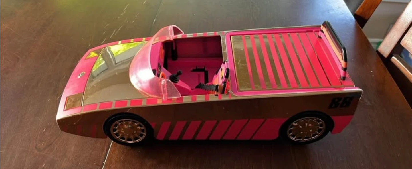 LOL doll Car with working lights kids toy - photo 4