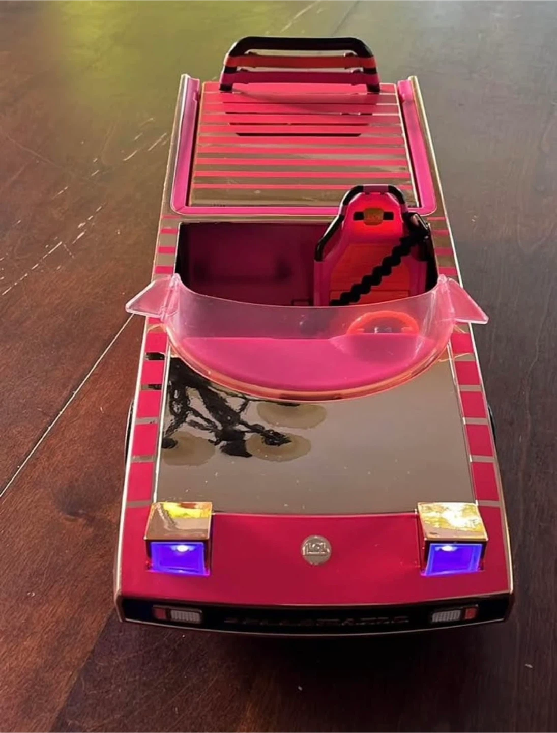 LOL doll Car with working lights kids toy