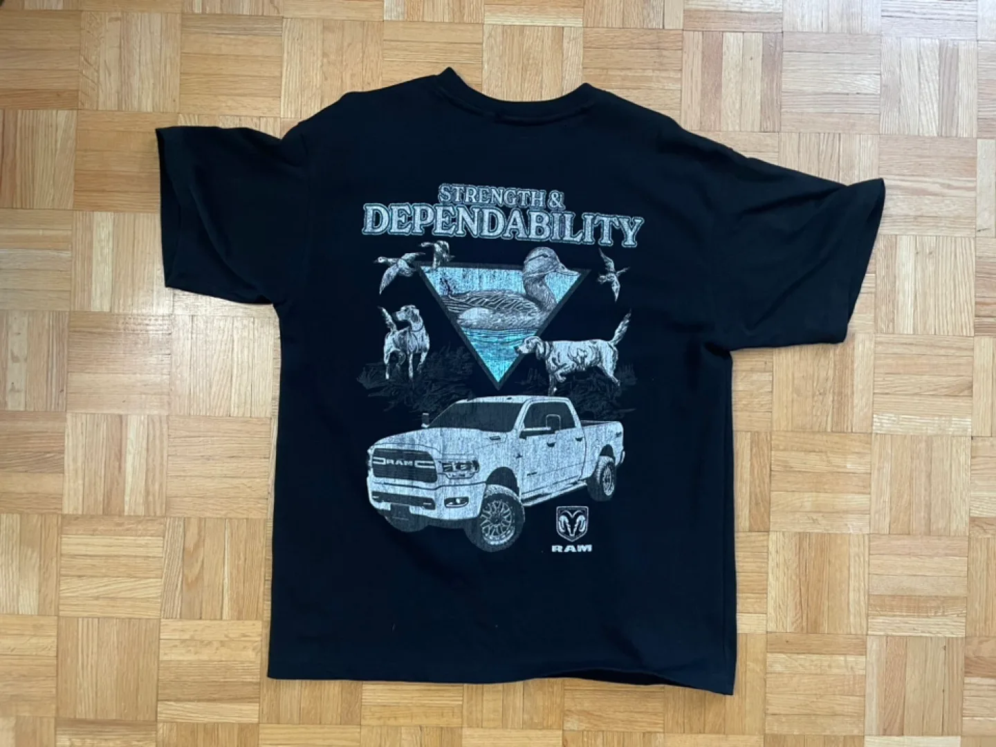 RAM Black Graphic T-Shirt image indicator(2)