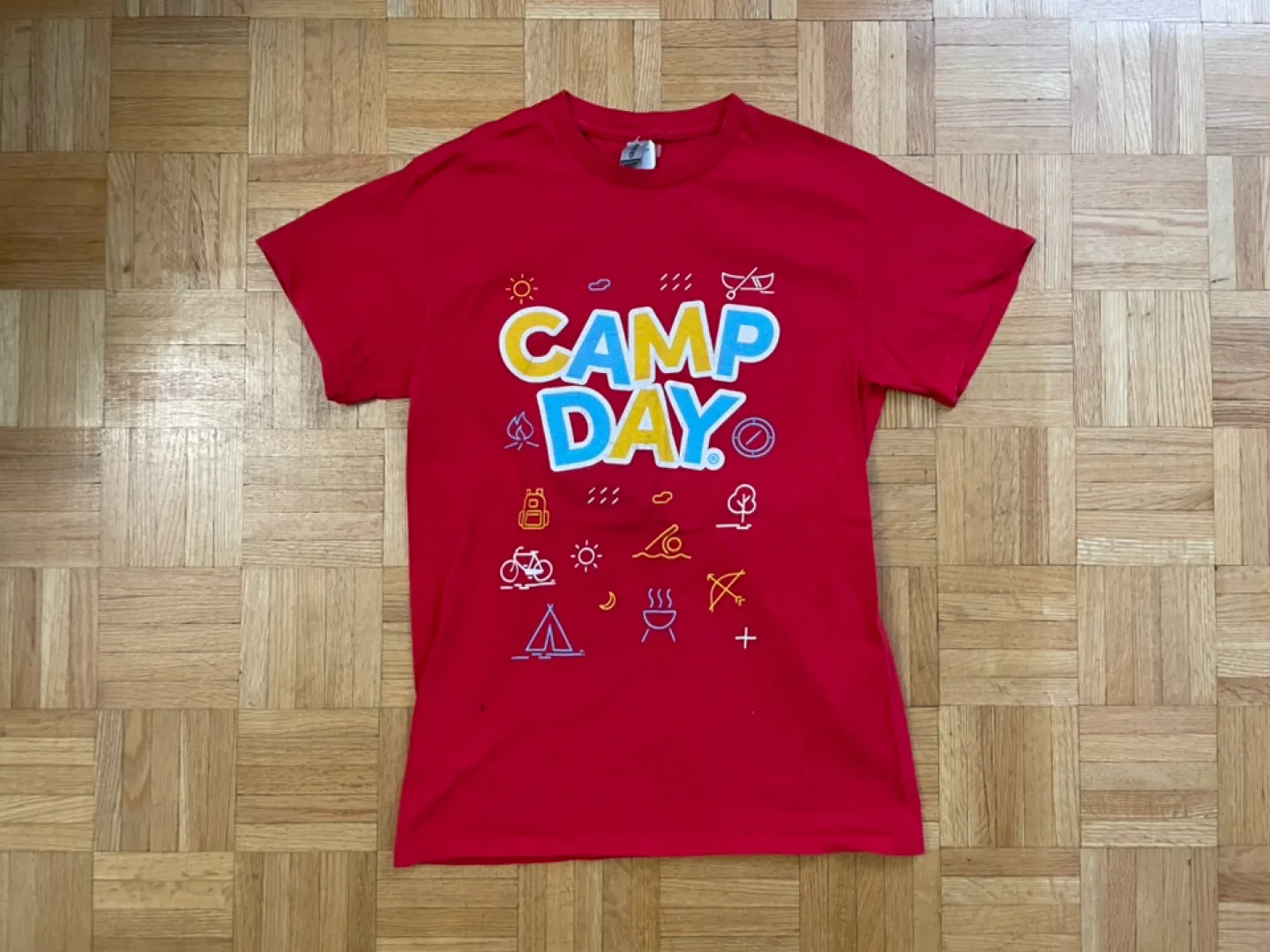 Camp Day Red T-Shirt thumbnail