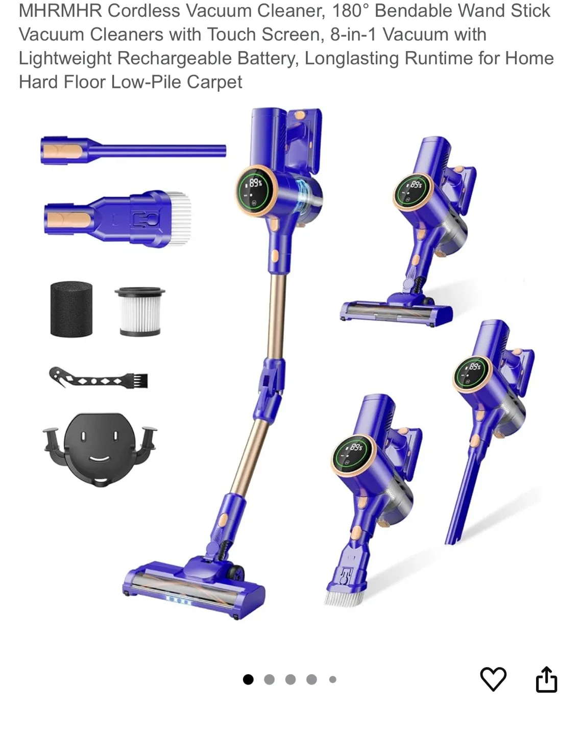 MHRMHR Cordless Vacuum Cleaner thumbnail