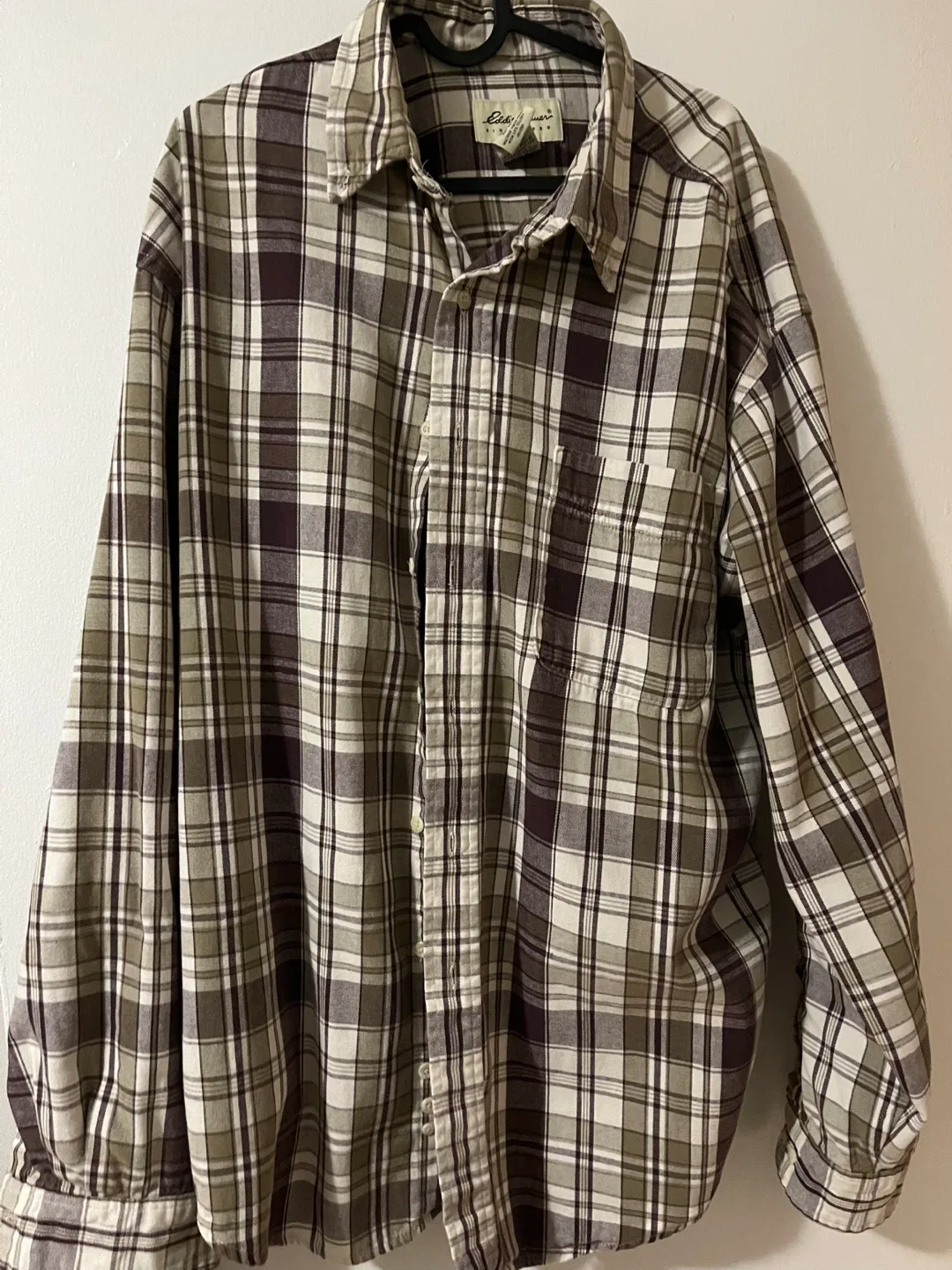 Eddie Bauer XL Plaid Flannel Shirt thumbnail