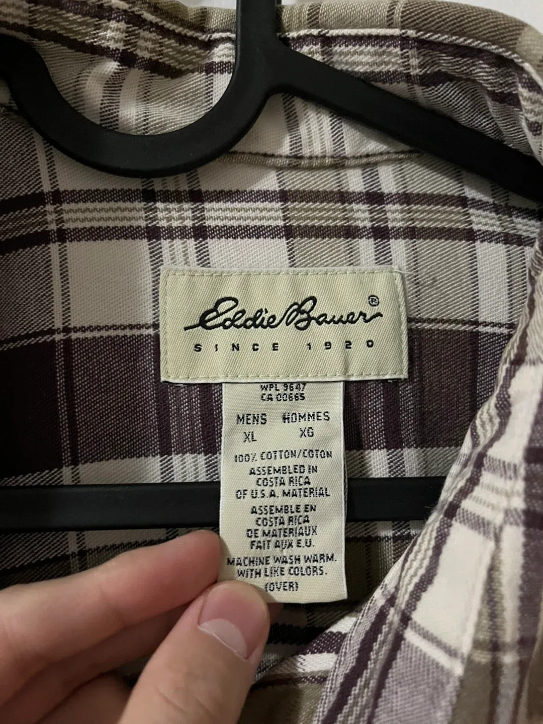 Eddie Bauer XL Plaid Flannel Shirt image indicator(2)