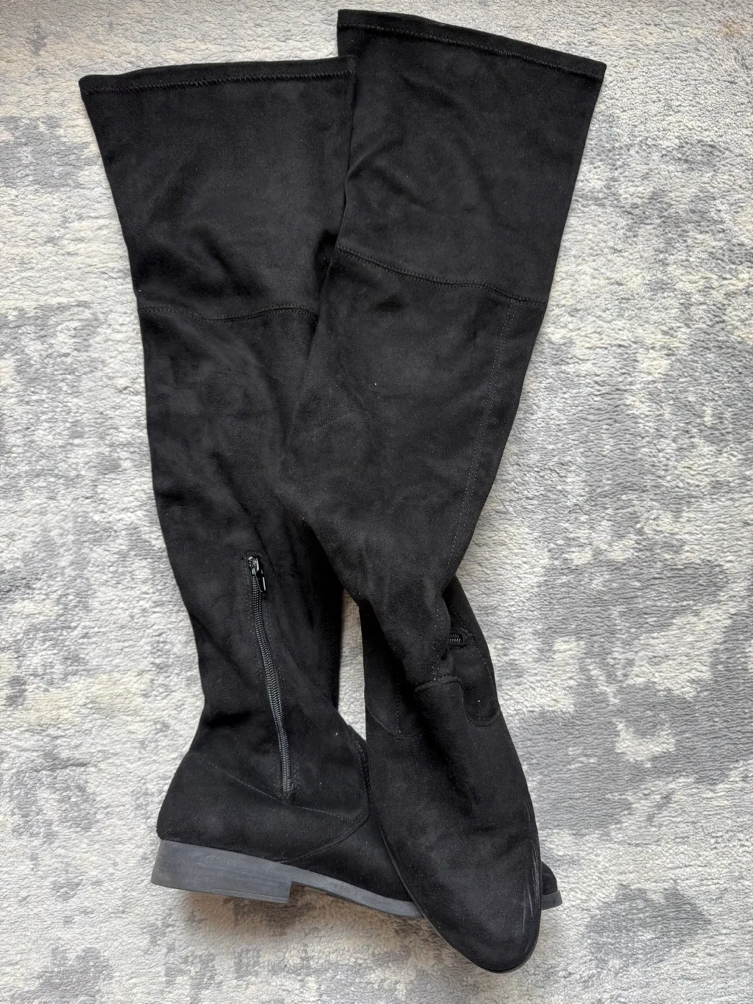 Radical Black Over-the-Knee Boots - Size 10 thumbnail