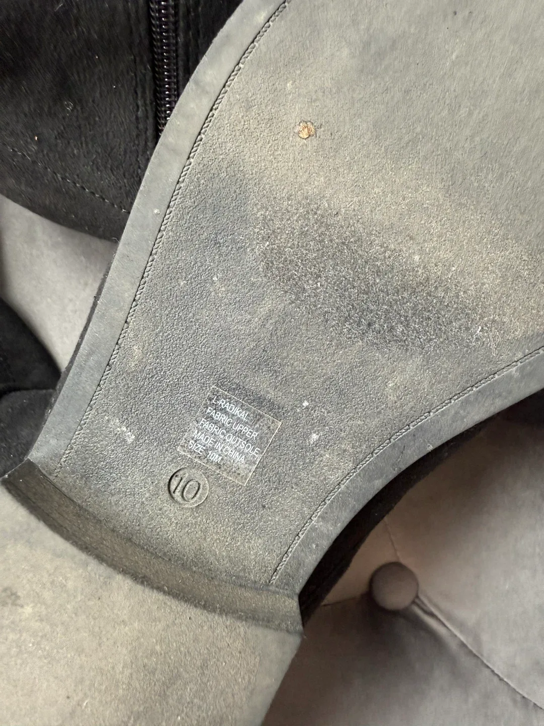 Radical Black Over-the-Knee Boots - Size 10 image indicator(4)