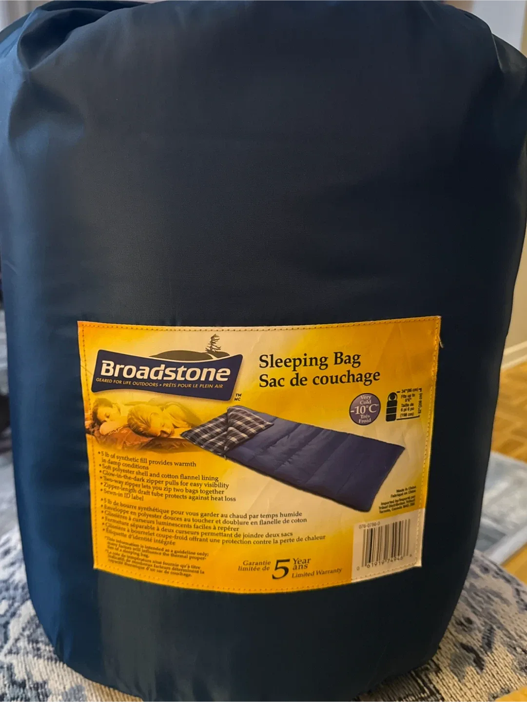Broadstone Sleeping Bag, Fits up to 6'6" thumbnail