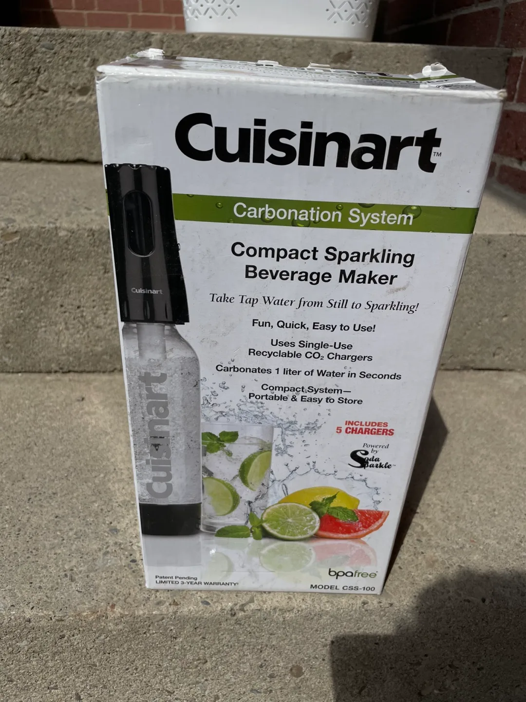 Cuisinart Carbonation System - Sparkling Beverage Maker thumbnail