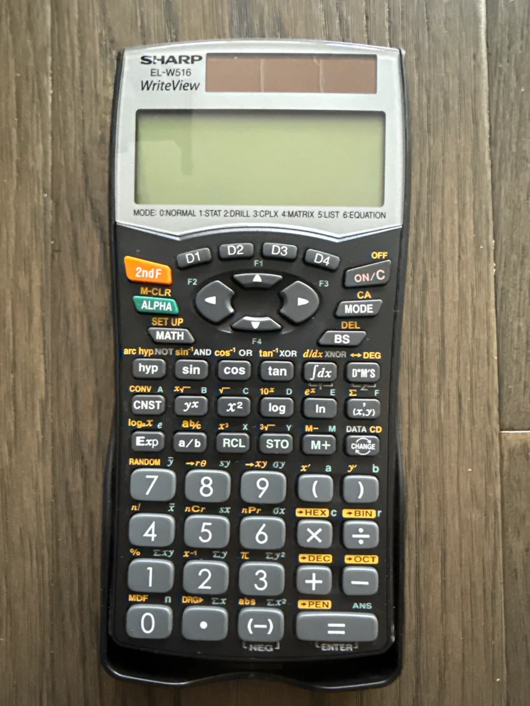 🥕 Sharp EL-W516 WriteView Scientific Calculator thumbnail