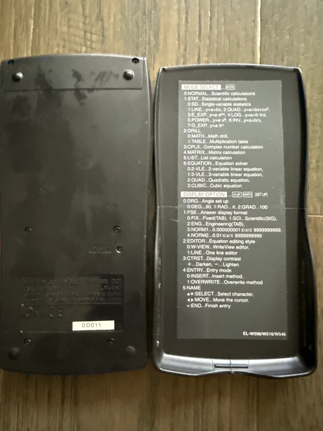 🥕 Sharp EL-W516 WriteView Scientific Calculator image indicator(2)