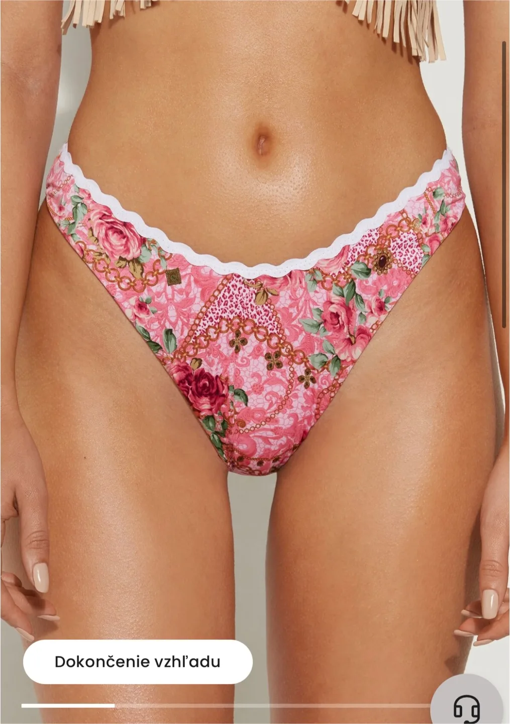 New Pink rose 🌹Tezenis 🌸 Bikini Brazilian image indicator(6)