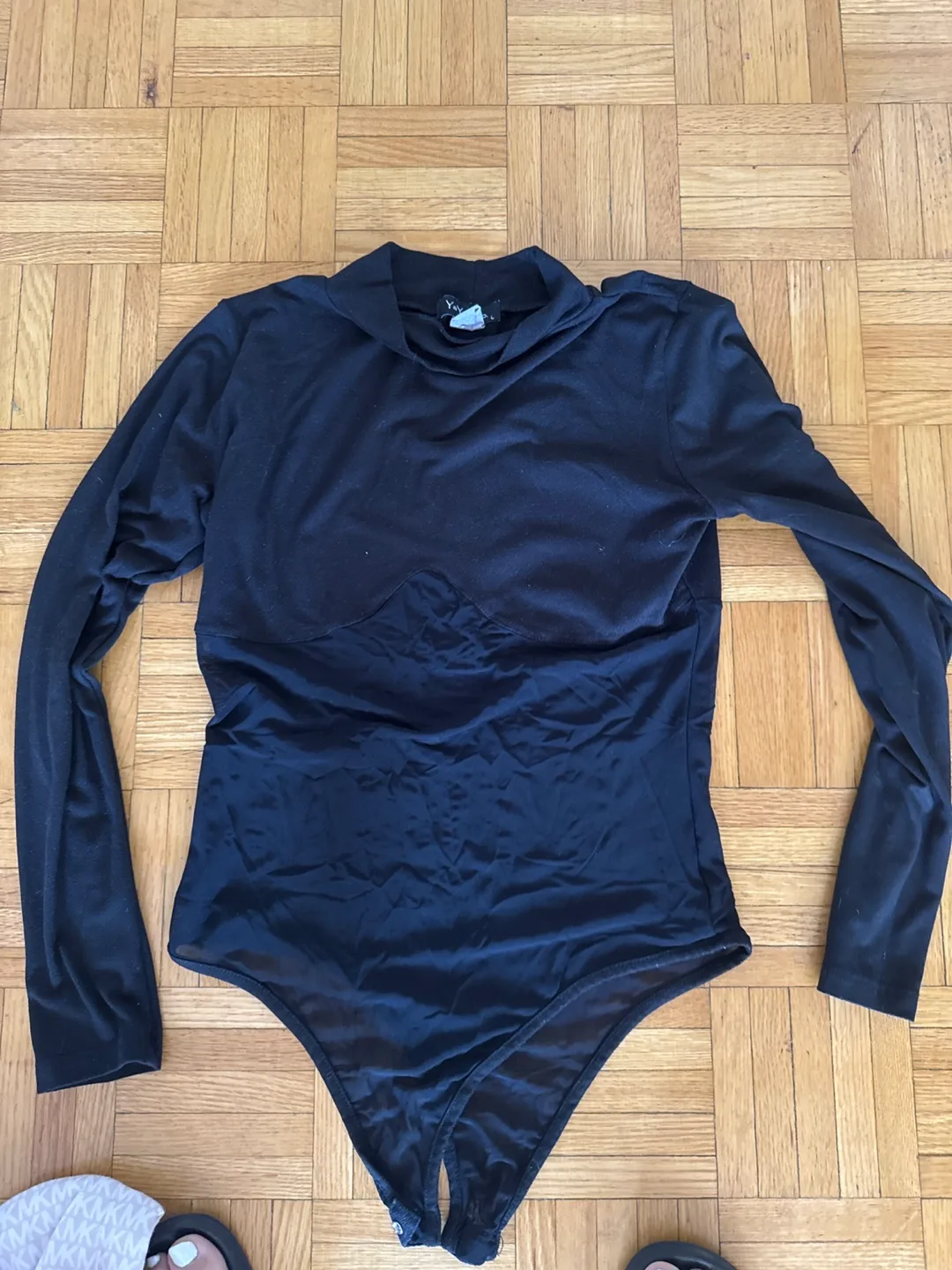 Black Long Sleeve Bodysuit thumbnail