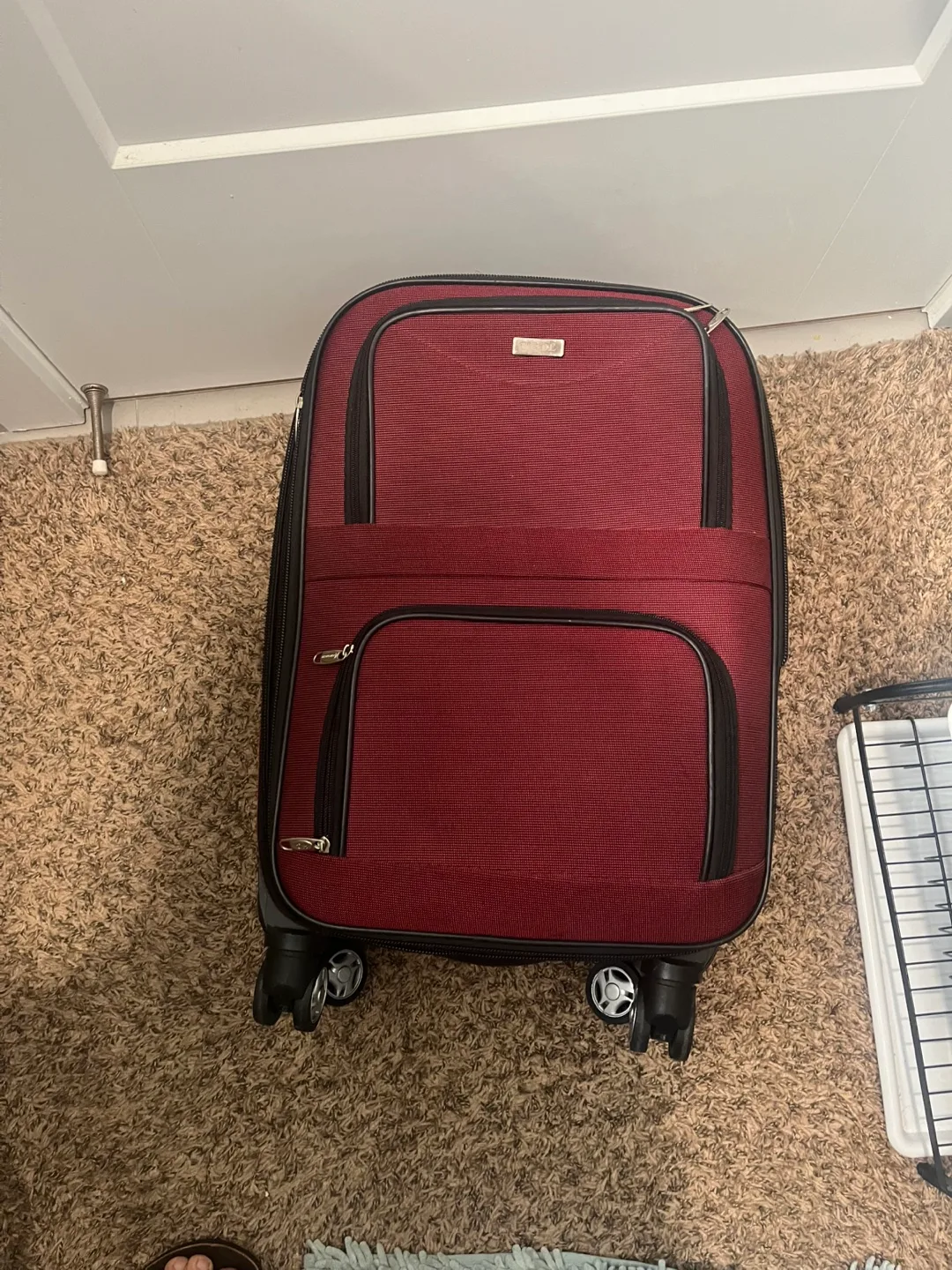 Ricardo Beverly Hills Rolling Suitcase - Burgundy thumbnail